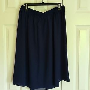 Skirt 2 layered. Light weight on top. Blue